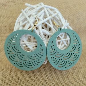 Plunder Wood Filigrie Earrings